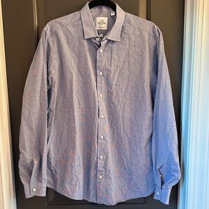 Ben‎ Sherman Tailored Slim Fit Button Down Size 16.5